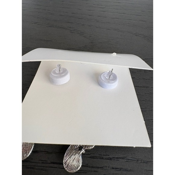 Turquoise Dangle Earrings Western‎ Style Silver Tone Drop Earrings Boho - Picture 3 of 5